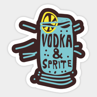 Vodka & Sprite Sticker